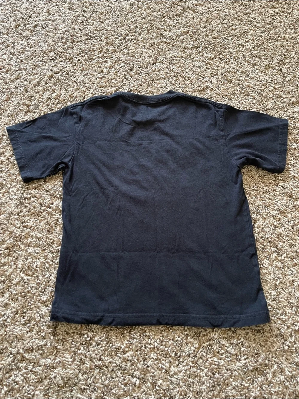 UNIQLO UT Disney Mickey Mouse T Shirt Youth Size 7-8 Kids Black Graphic Neon Tee
